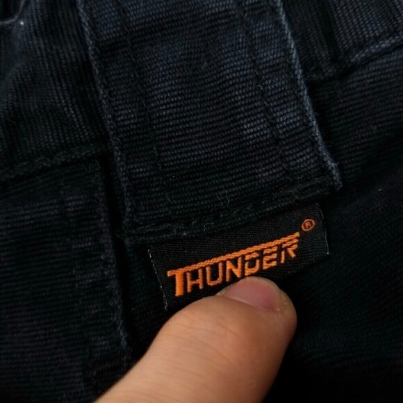 THUNDER Black Tactical Utility EMS Security Utility Black Cargo Pants Mens XXL - Picture 7 of 10